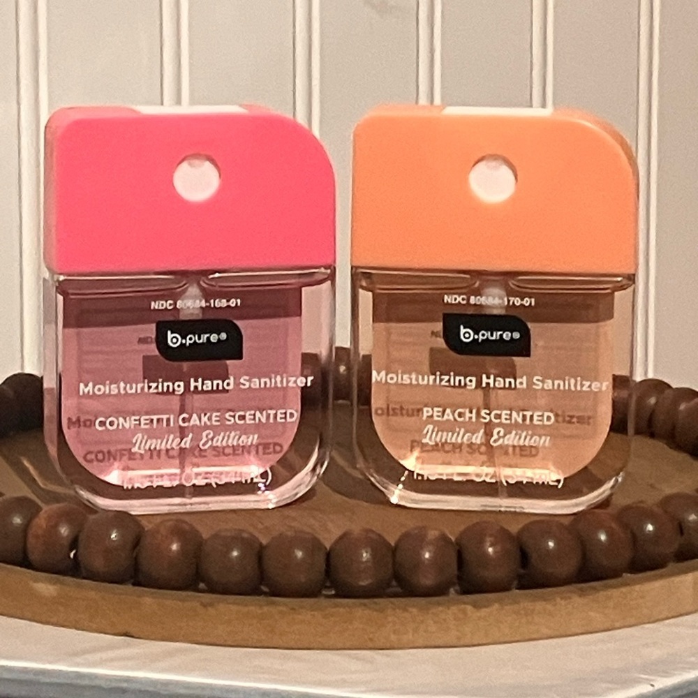 b.pure Moisturizing Hand Sanitizer Set - Pink and Orange